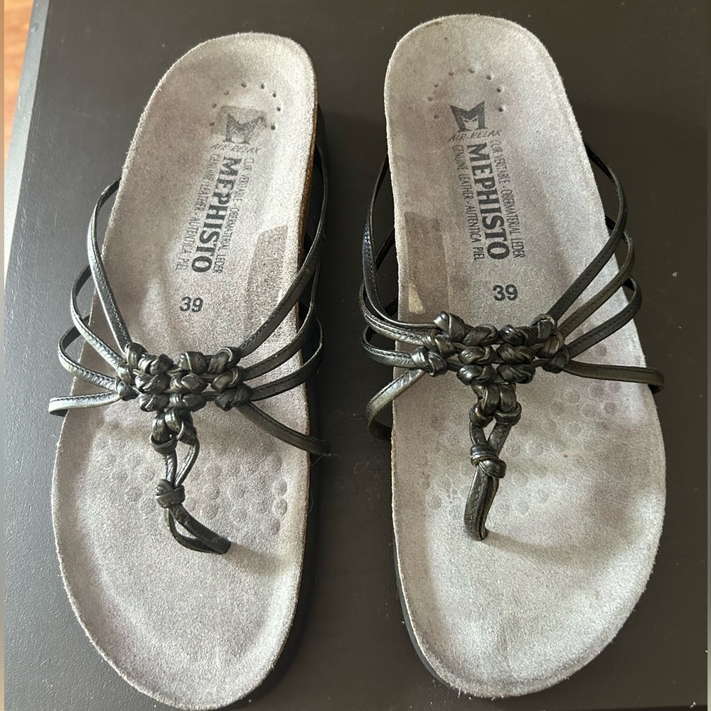 Mephisto Air Relax leather sandal